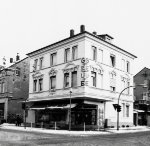 Erster Standort der Fleischerei Geue